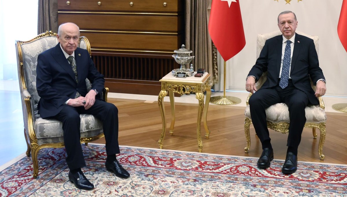 Cumhurbaşkanı Erdoğan, Devlet Bahçeli ile görüşüyor