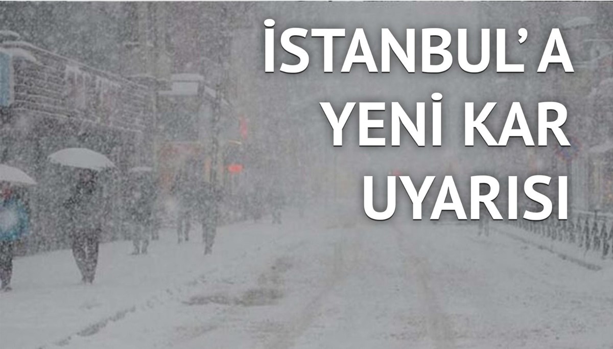 İstanbul’da kar yağışı ne zaman başlayacak?