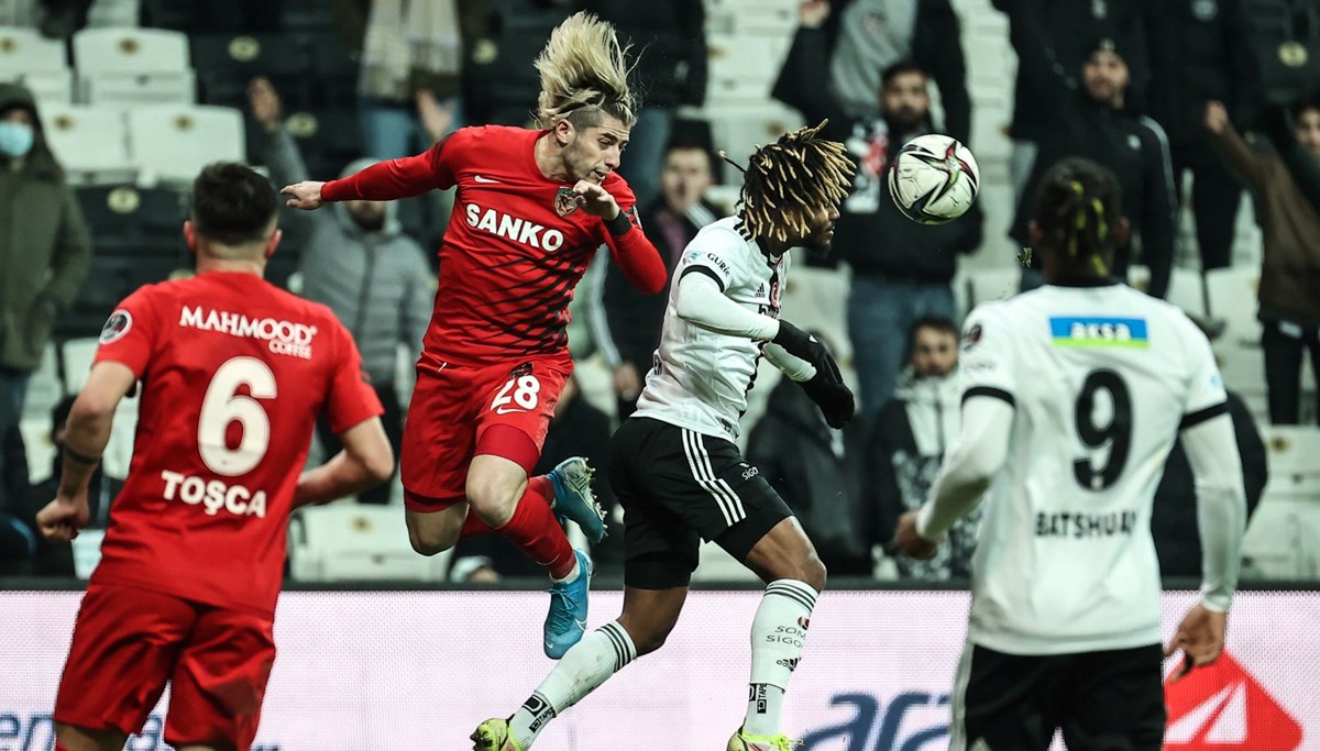 SON DAKİKA: Beşiktaş, Gaziantep engelini tek golle geçti