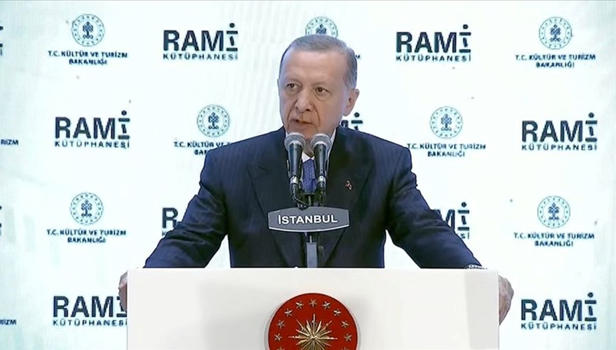 Cumhurbaşkanı Erdoğan: Rami sadece bir kütüphane değil bir kültür merkezi