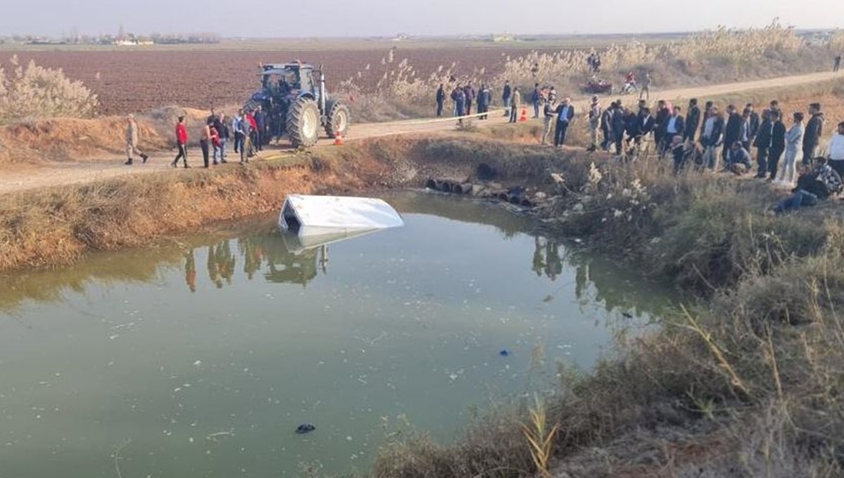 Şanlıurfa'da su kanalına düşen minibüste 9 kaçak göçmen öldü
